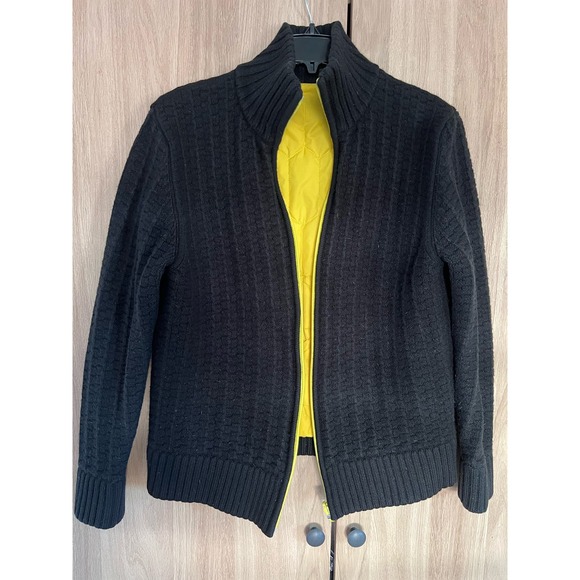 BOSS HUGO BOSS reversible puffer men’s knitted jacket - Picture 3 of 12